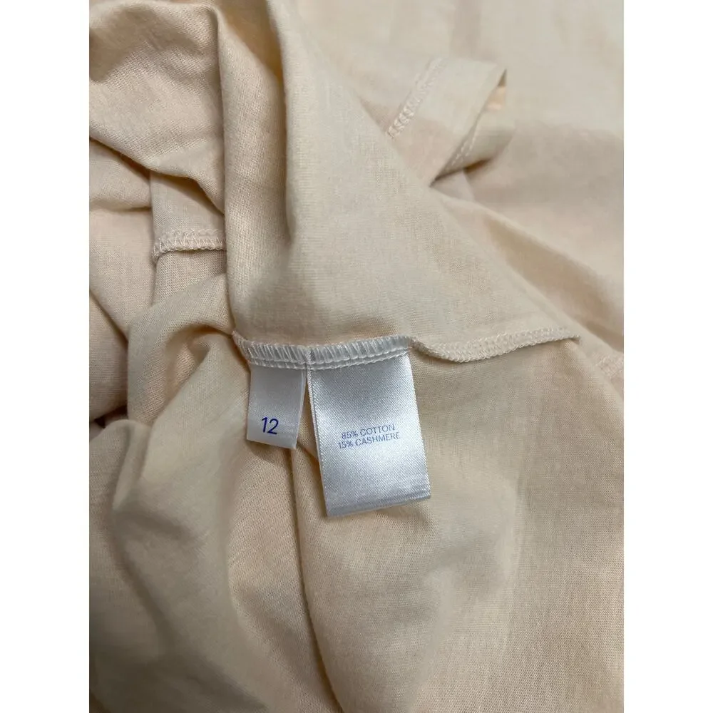 RAEY Square-Neck Cotton-Blend Jersey Maxi Slip Dress in Ivory. NWT. Size 8 US - Picture 7 of 10